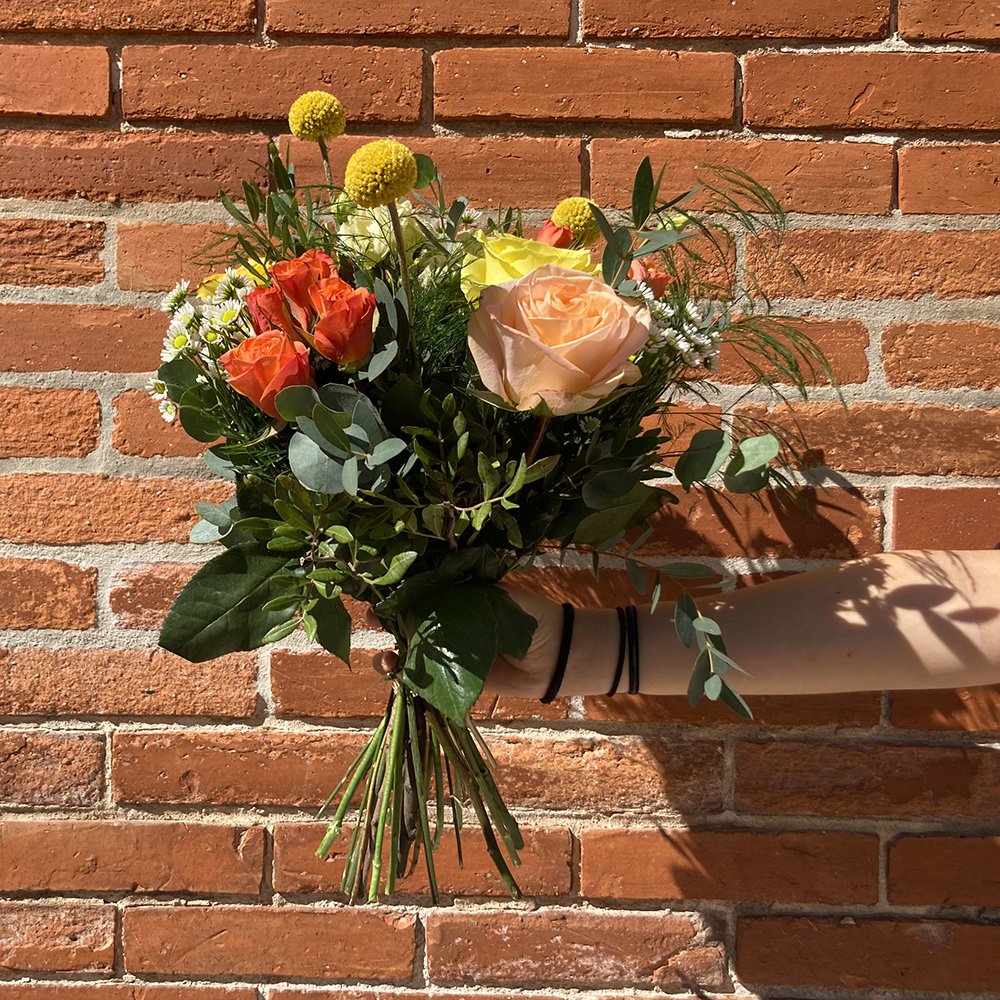 Livraison bouquet jaune/orange - C Ma Nature - fleuriste à Fouras (1)