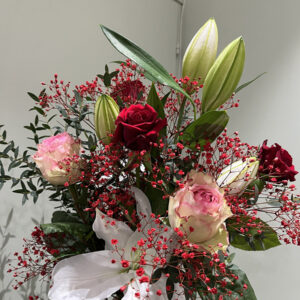 Bouquet Saint Valentin 5 roses